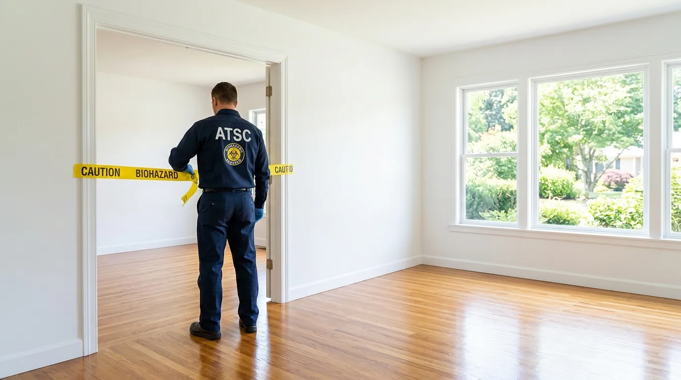 Certified biohazard cleanup crew performing Decomposition Cleanup in Minneapolis